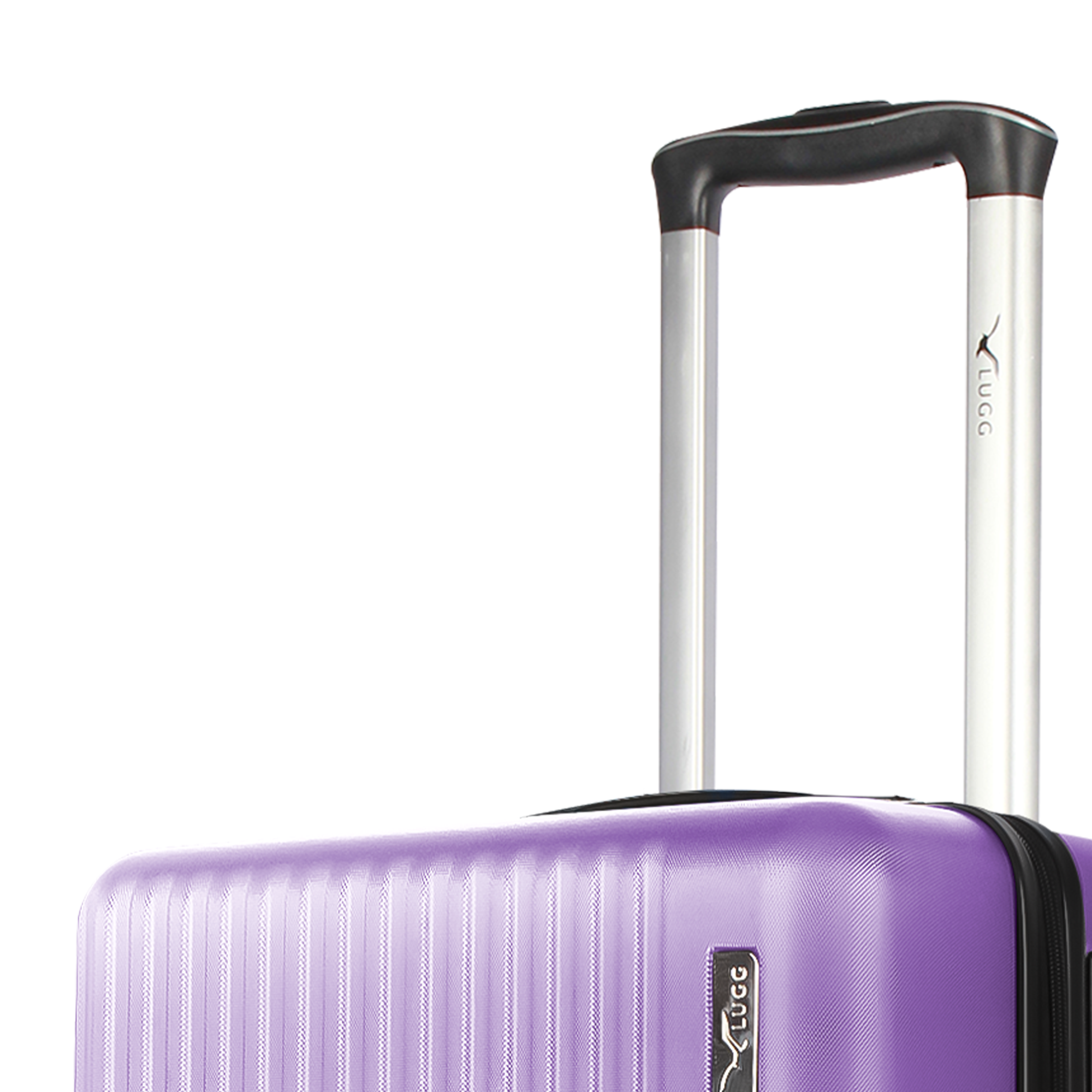 Vacay 24” Suitcase ABS Luggage with TSA Indent Lock, Aluminium Trolley Handle, 360° Spinner Wheels - Airline Compatible (66.5 x 25.5 x 44cm) - Lavender