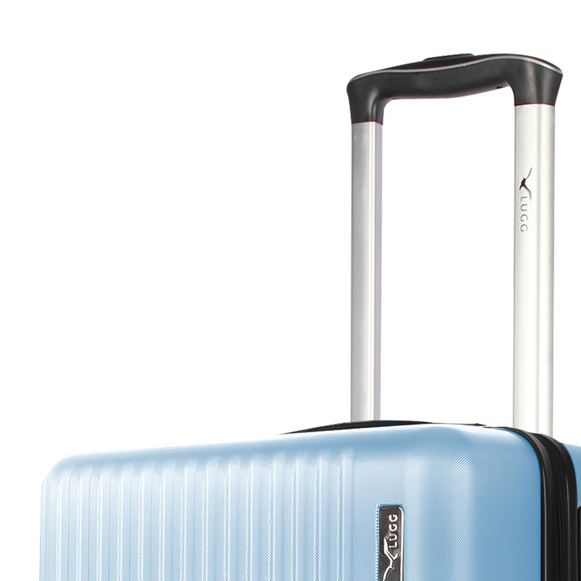 Vacay 24” Suitcase ABS Luggage with TSA Indent Lock, Aluminium Trolley Handle, 360° Spinner Wheels - Airline Compatible (66.5 x 25.5 x 44cm) - Sky Blue