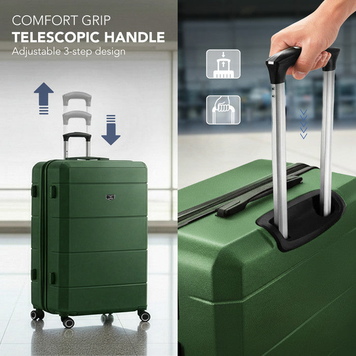 28" Jetset Large Suitcase - Army Green