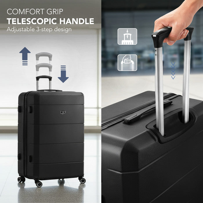 28" Jetset Large Suitcase - Black