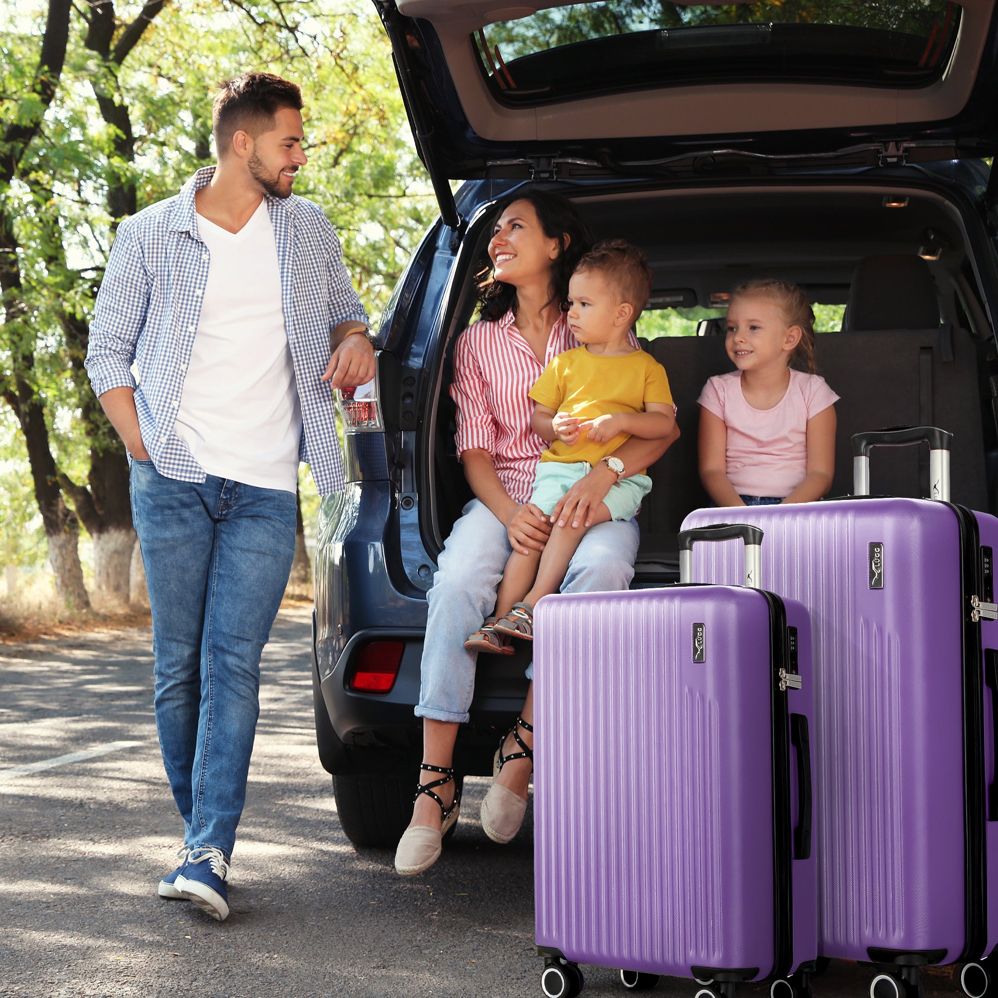 20" Vacay Cabin Suitcase - Lavender