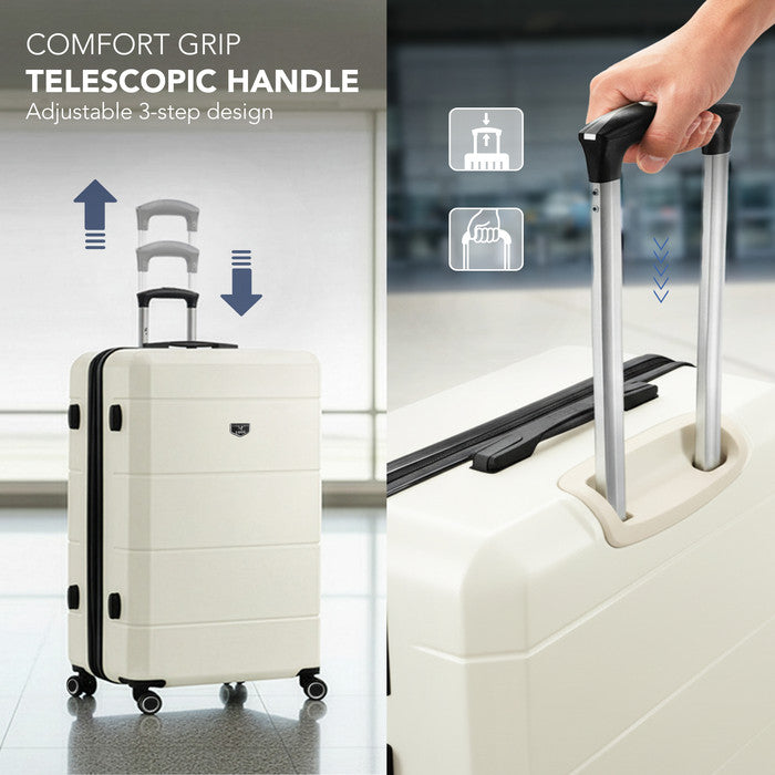 28" Jetset Large Suitcase - Ivory