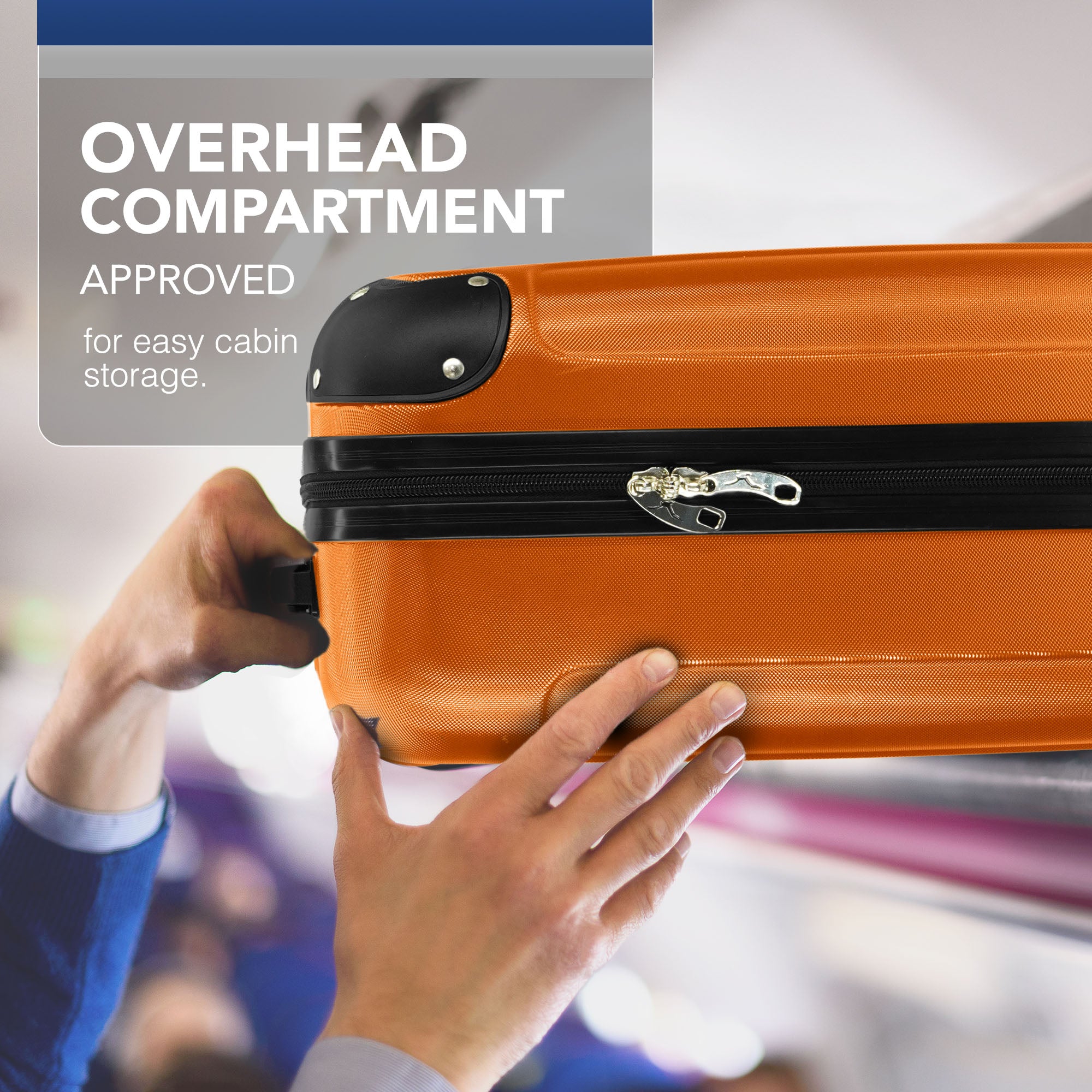 Skywander 15" Underseat Suitcase in Orange