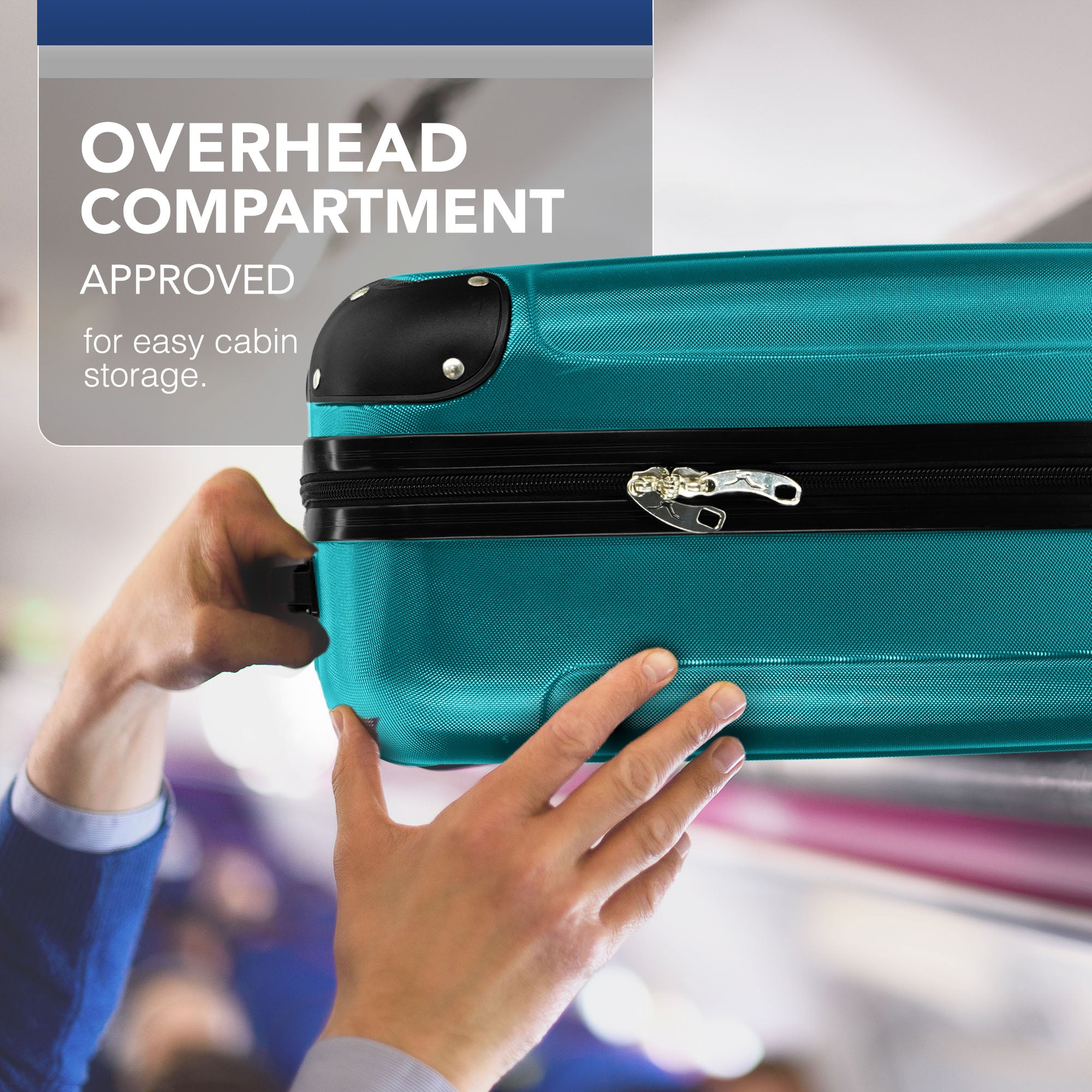 Skywander 15" Underseat Suitcase in Teal