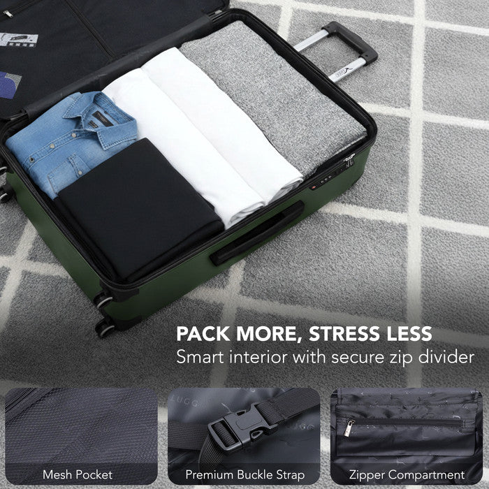 28" Jetset Large Suitcase - Army Green