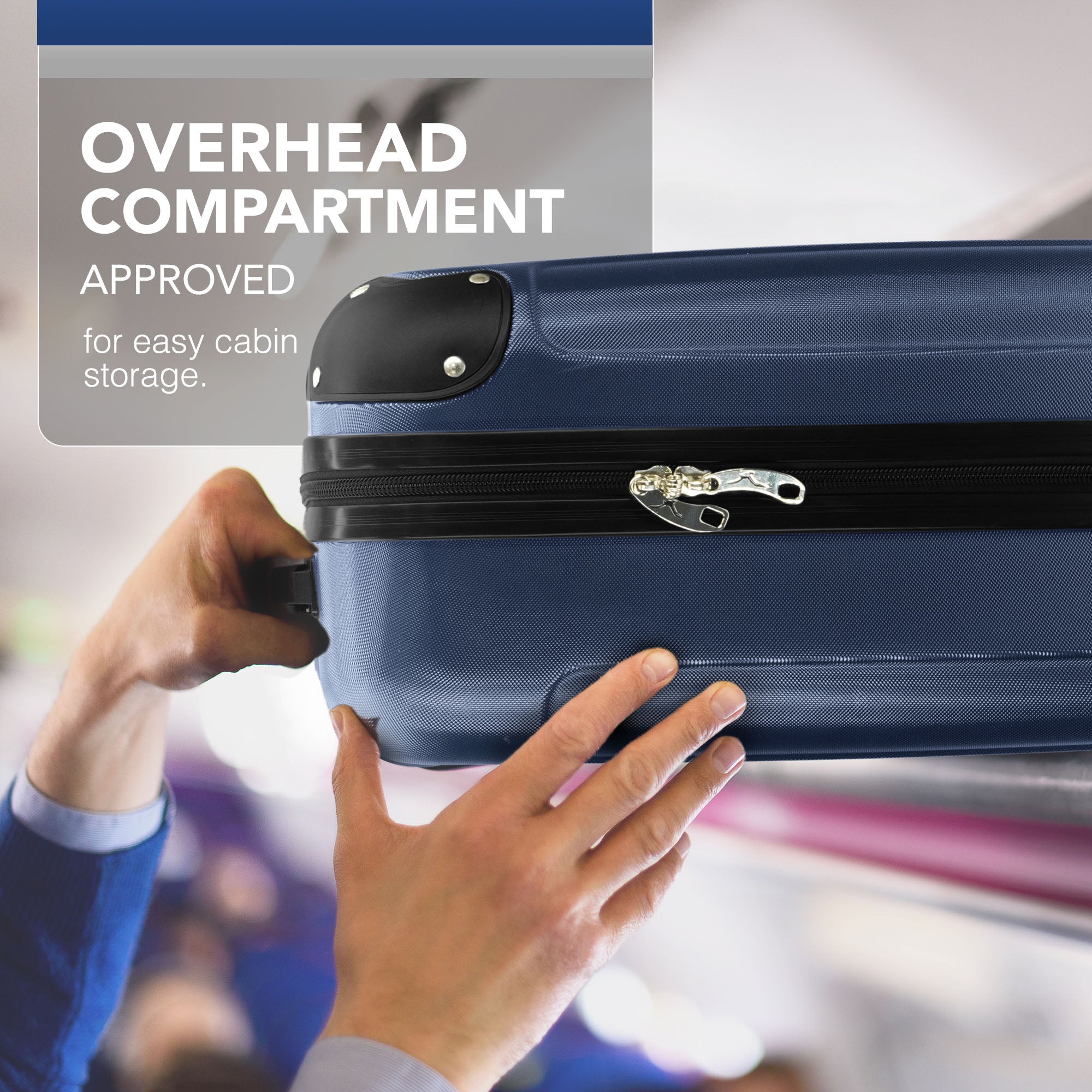 Skywander 15" Underseat Suitcase in Midnight Blue