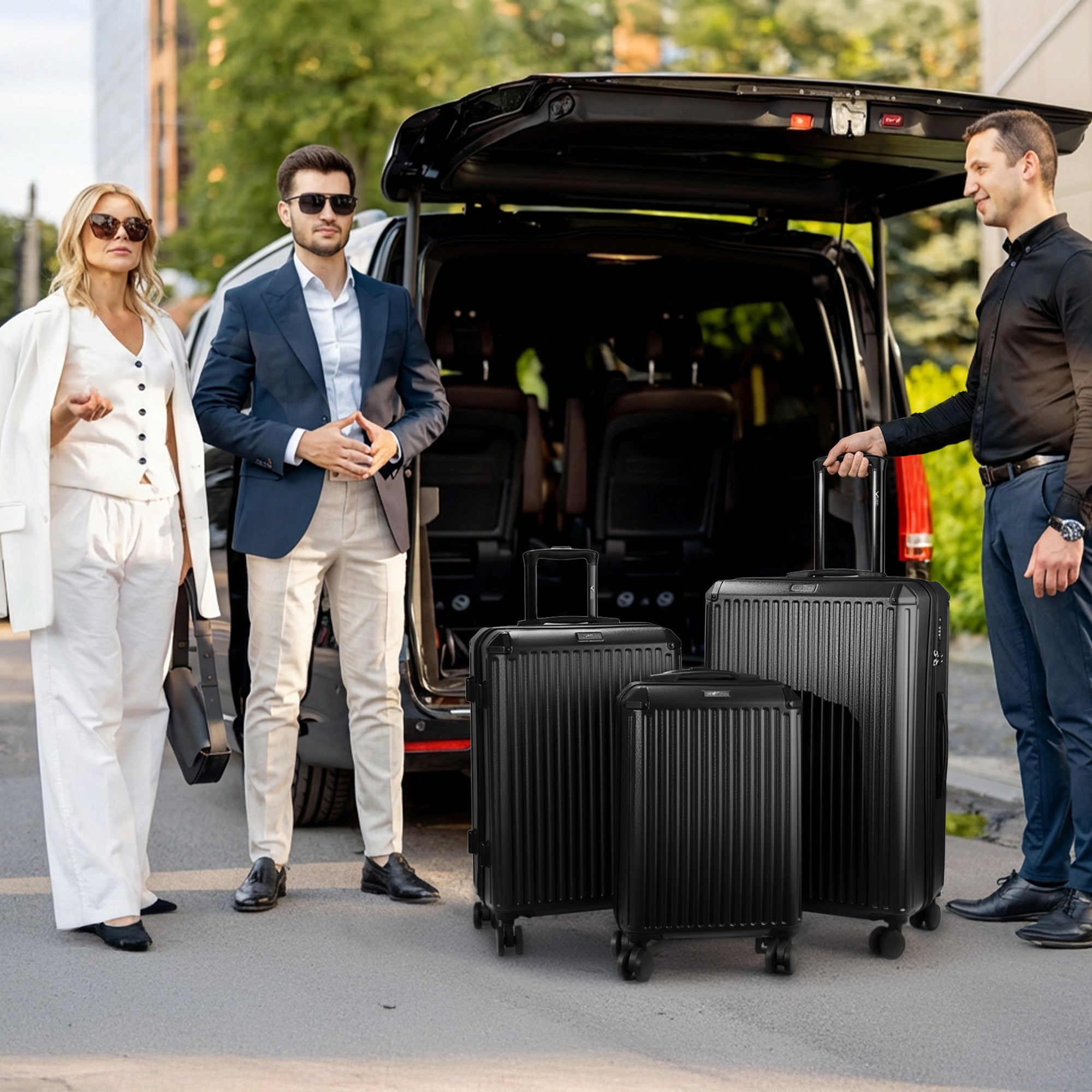 Sky Rover 3pc Set in Black - Clearance