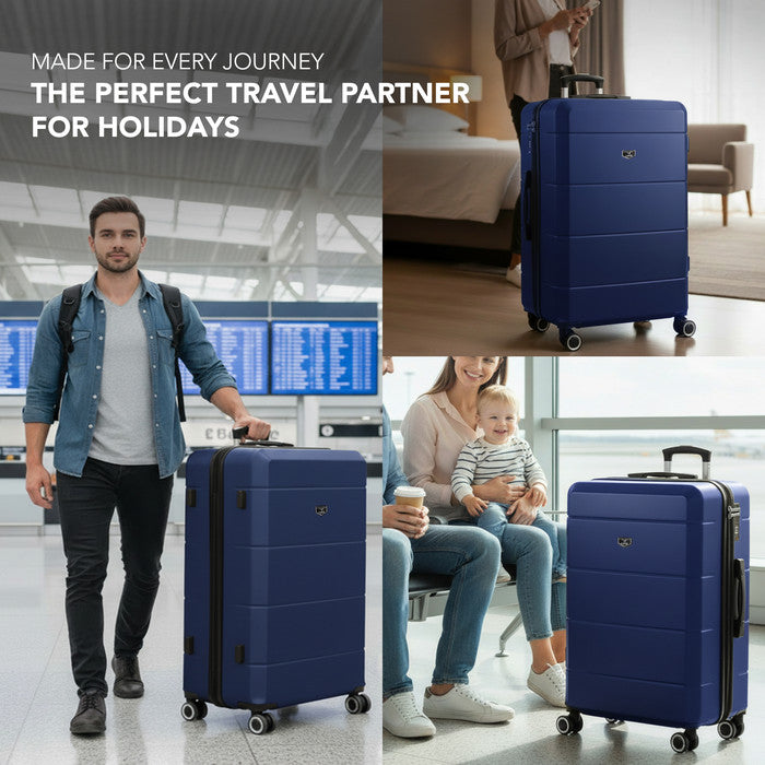 28" Jetset Large Suitcase - Midnight Blue