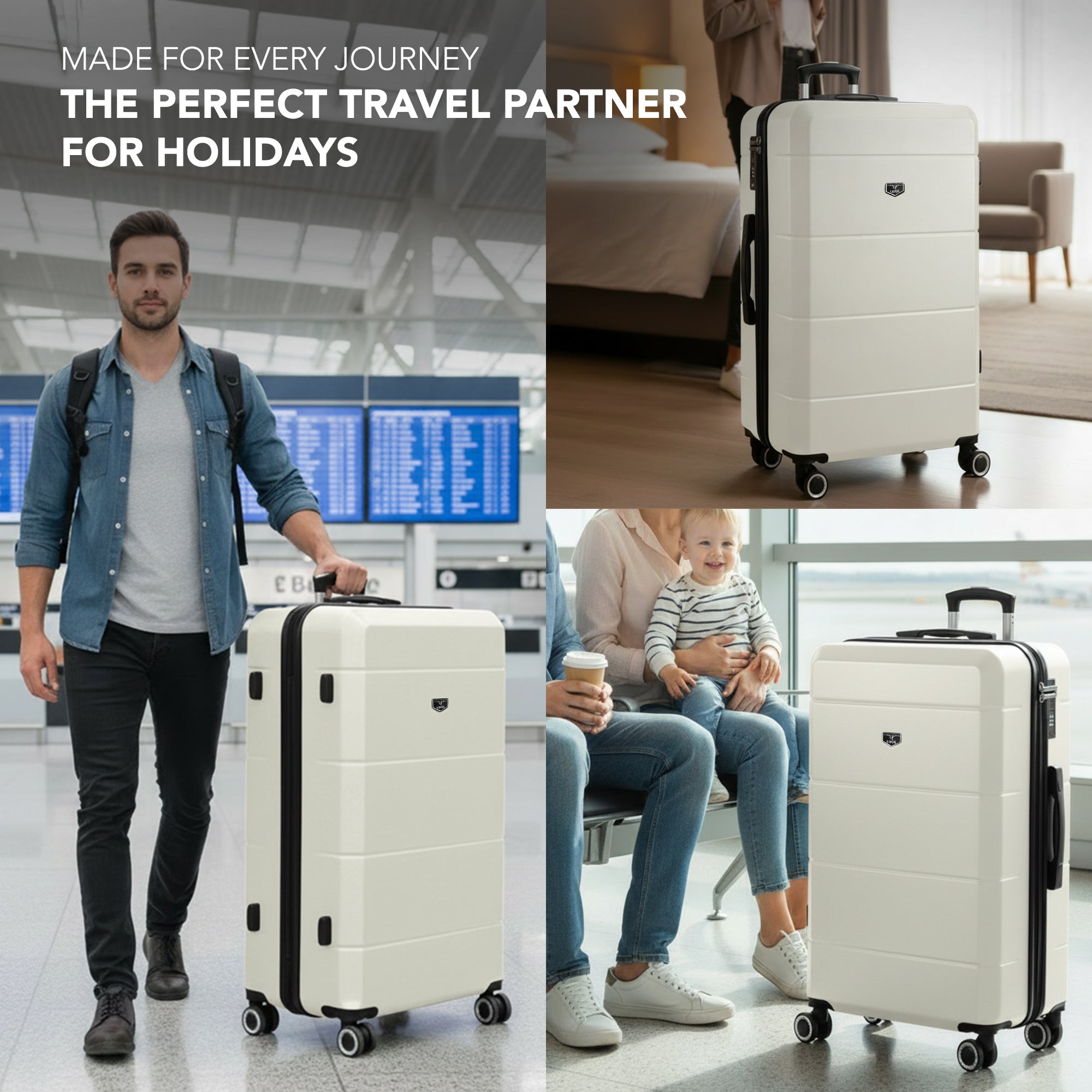 32" Jetset XL Suitcase - Ivory