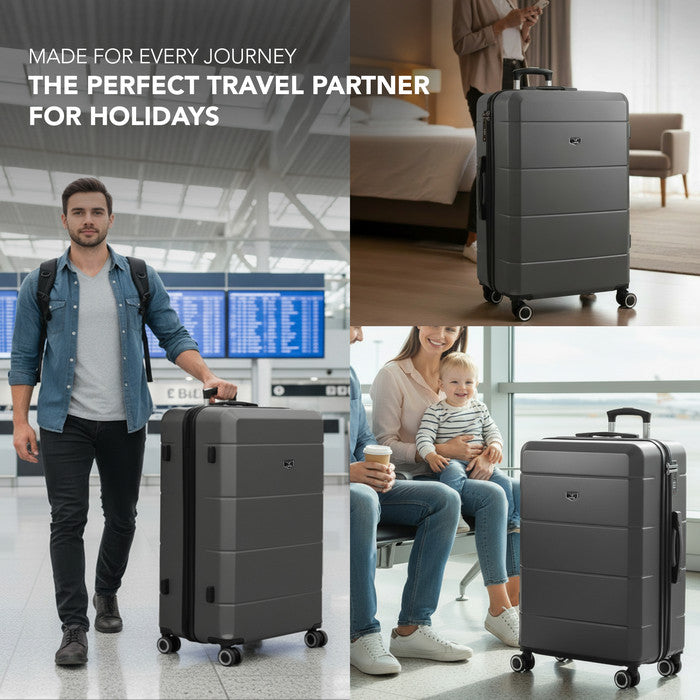 28" Jetset Large Suitcase - Gunmetal