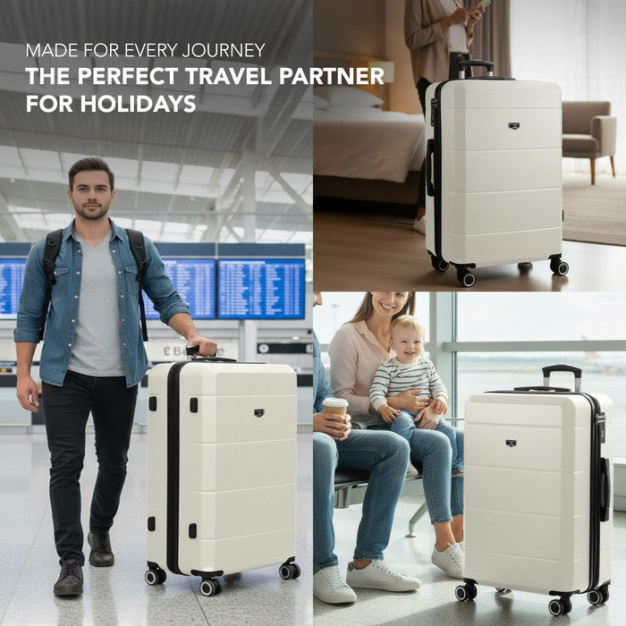 28" Jetset Large Suitcase - Ivory