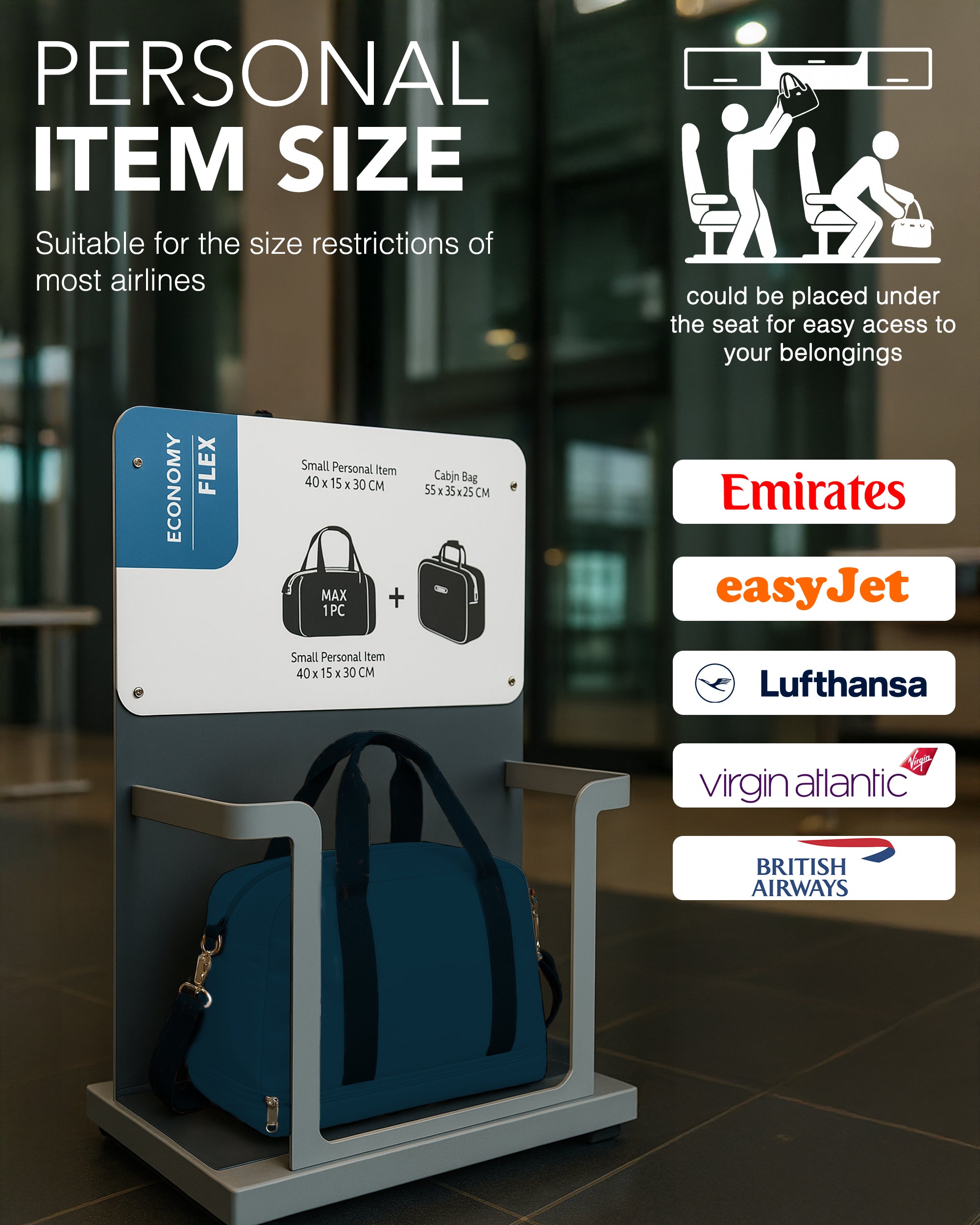 LUGG Duffle & Toiletry Bag Set – Waterproof Travel Bags for Men & Women - Teal