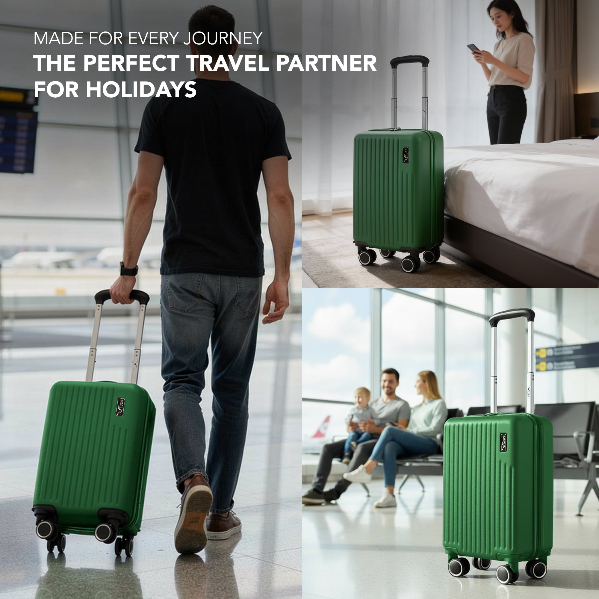 40cm Vacay Underseat Cabin Bag - Forest
