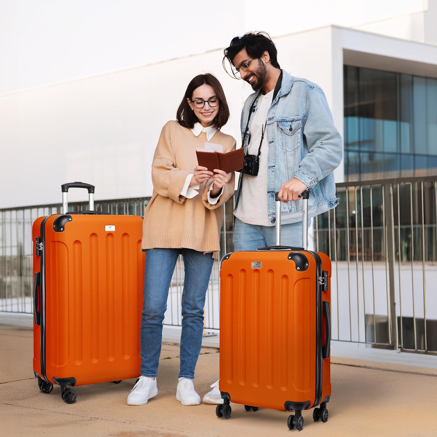 Shopping for Orange Luggage