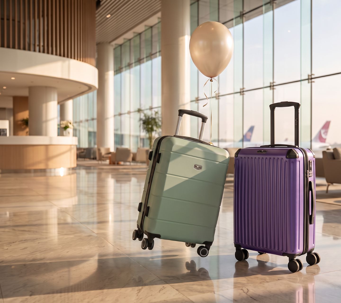 Five Lugg hard shell cabin suitcases ranked by weight from 2.5 kg ABS to 3.7 kg polycarbonate aluminium