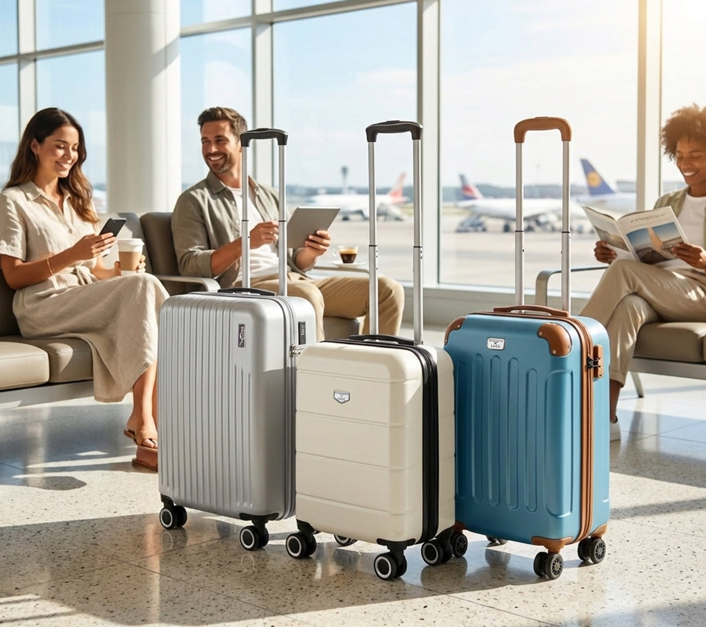 Hard shell carry-on luggage for summer flights - choosing the right cabin bag