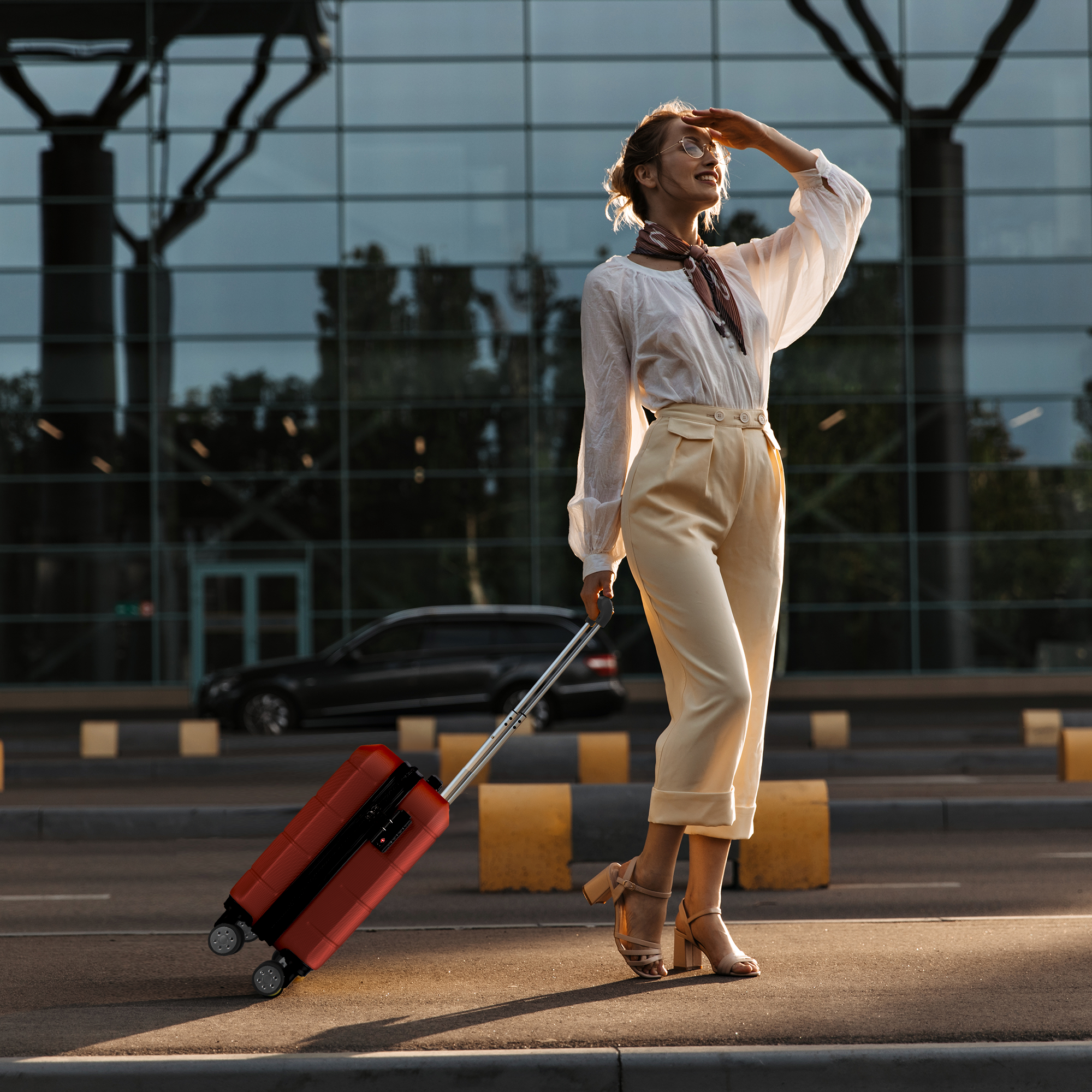 Red Cabin Bag