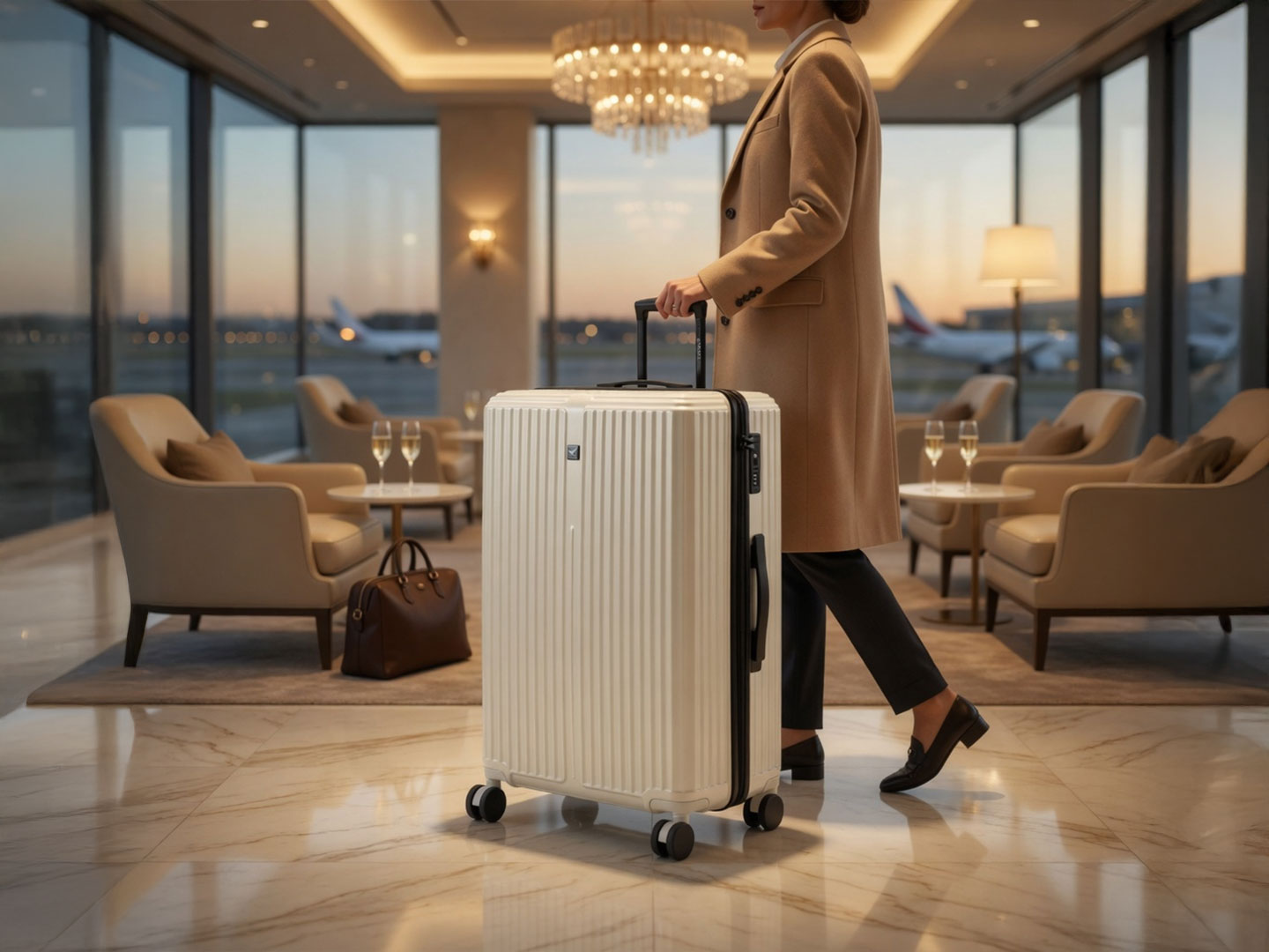Open suitcase packed for a 7 or 10 day holiday - medium vs large suitcase comparison