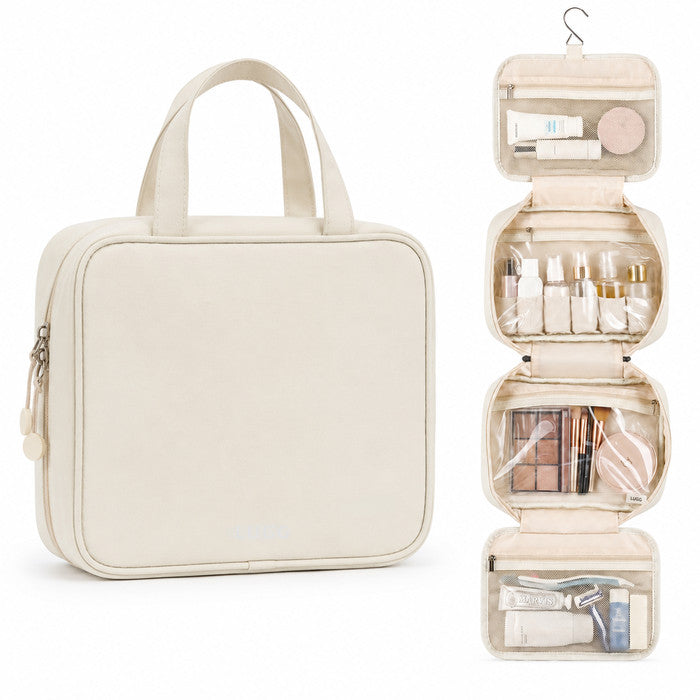 Hanging Toiletry Bag - Stone