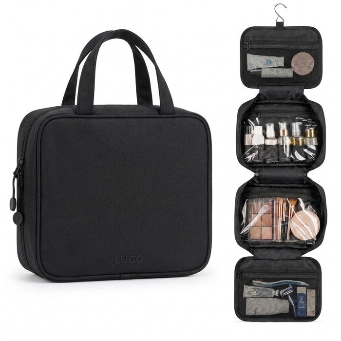 Hanging Toiletry Bag - Black
