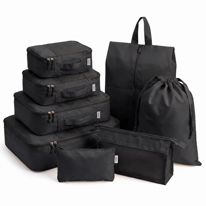Packing Cubes 8piece Black