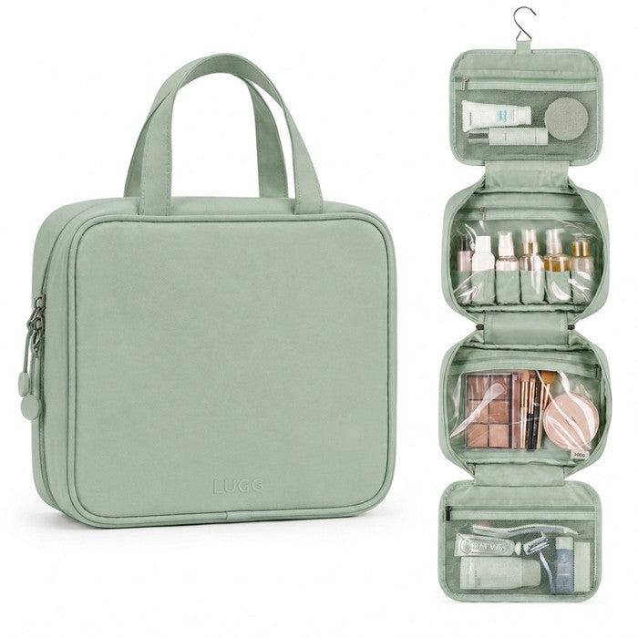 Hanging Toiletry Bag - Sage Green