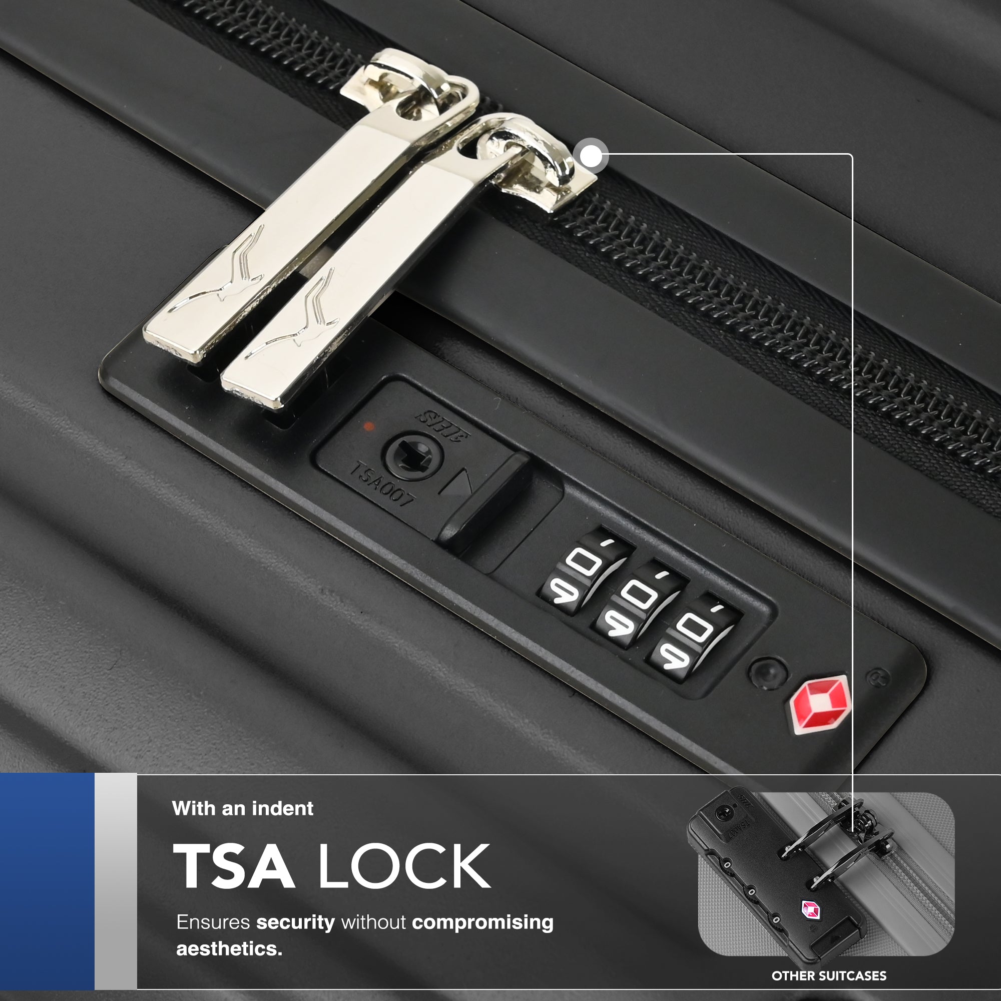 Sky Rover 3pc Set in Black - Clearance