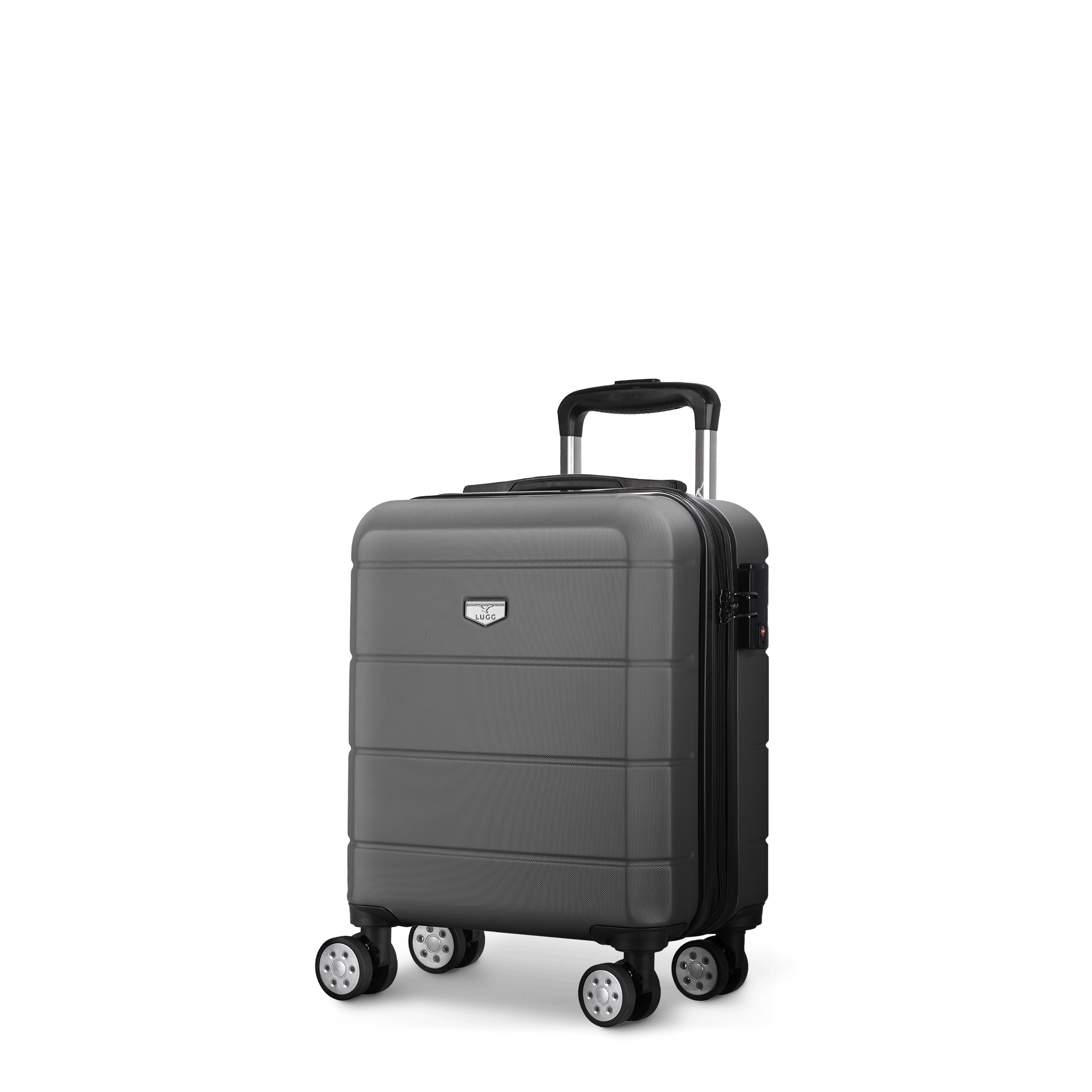 Jetset 15" Underseat Suitcase in Gunmetal Grey