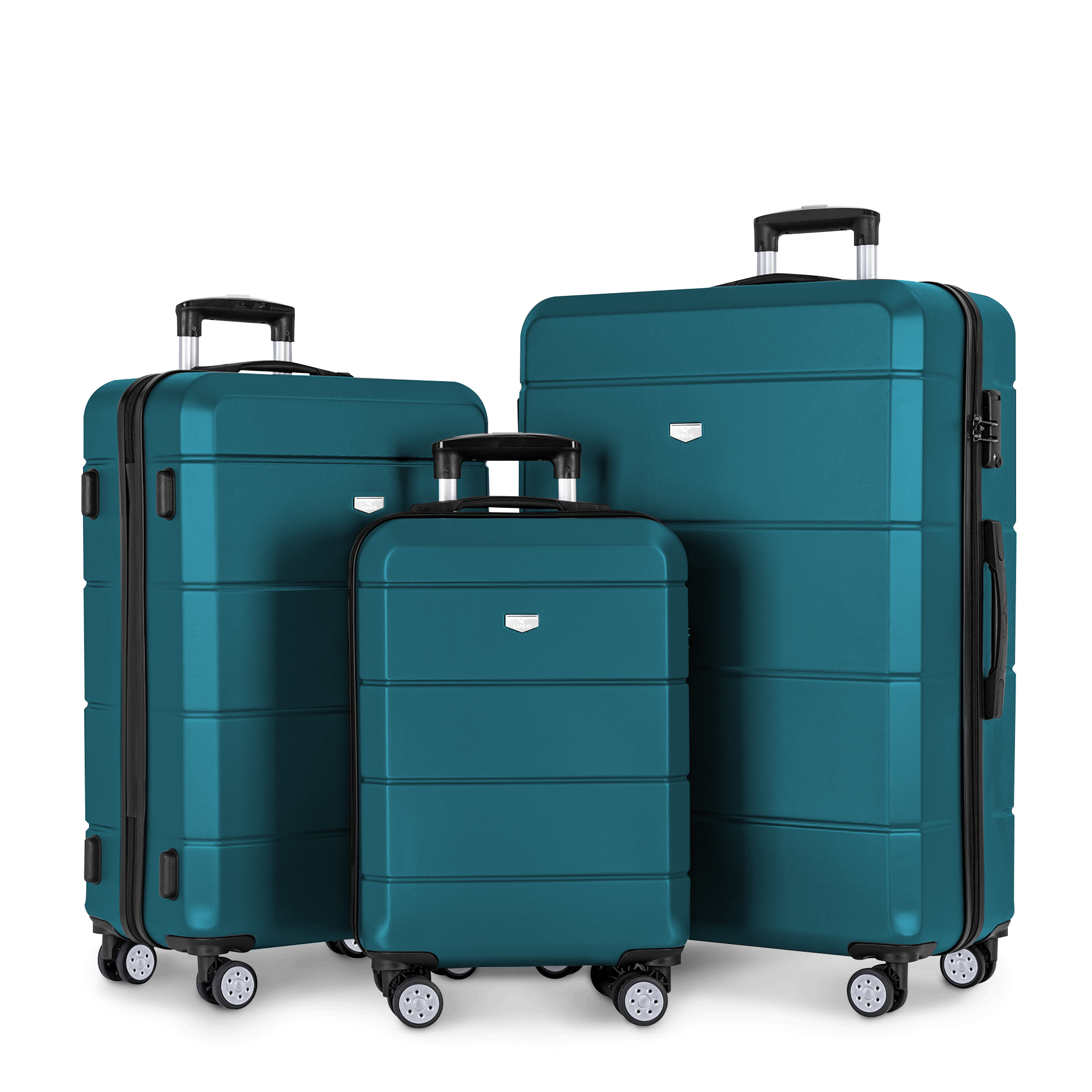 Jetset 3pc Suitcase Set in Teal