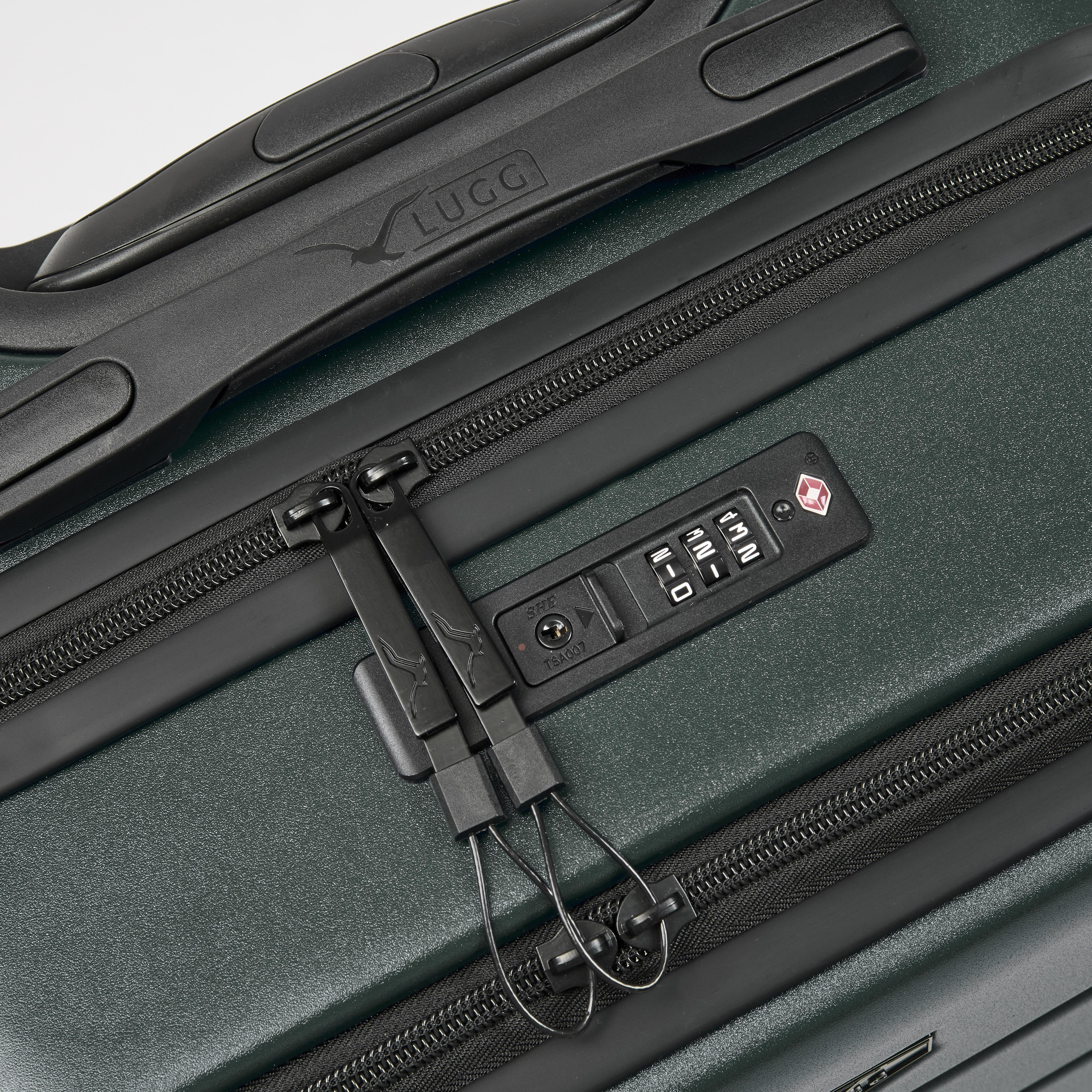Lugg Flex Plus 20” Cabin Suitcase in Army Green