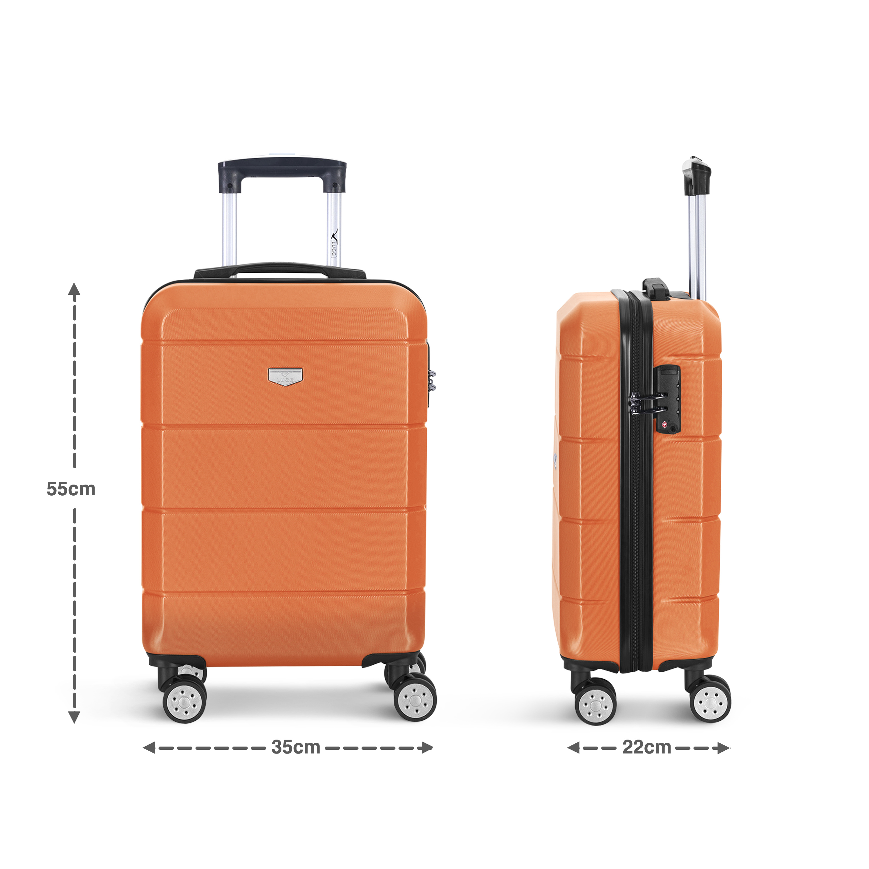 Jetset 20" Cabin Suitcase in Orange