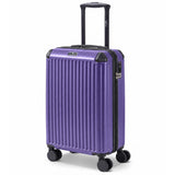 Amethyst Sky Rover 20-inch hard shell cabin suitcase with TSA lock and spinner wheels