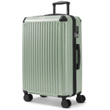 Lugg 28in Sky Rover large suitcase in Sage Green, hard shell hold luggage, 4 spinner wheels