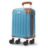 40cm Skywander Underseat Cabin Bag - Blue & Brown