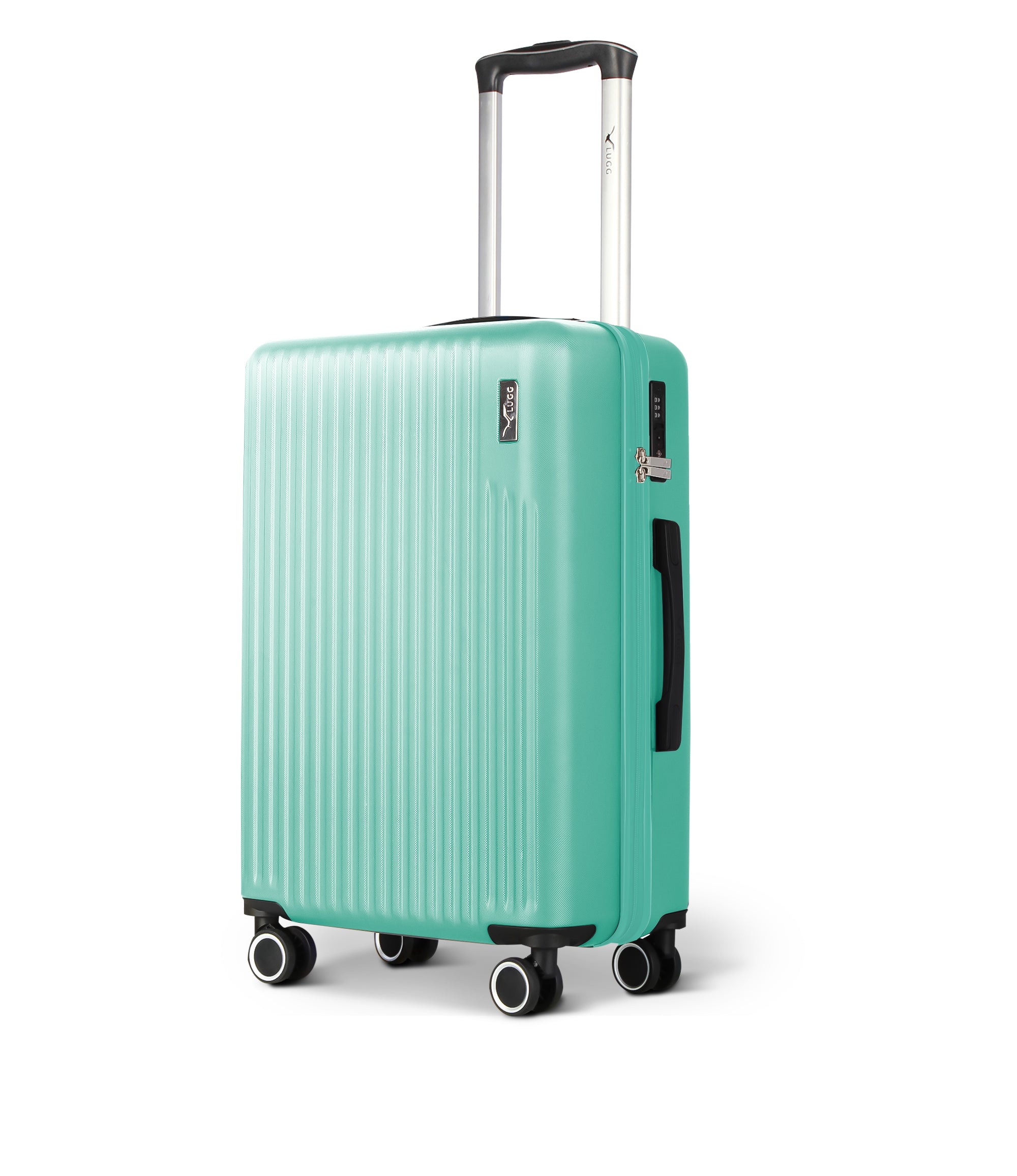 Vacay 20” Suitcase ABS Luggage with TSA Indent Lock, Aluminium Trolley Handle, 360° Spinner Wheels - Airline Compatible (55 x 35 x 23cm) - Mint