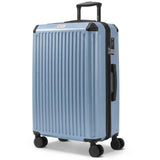 Lugg 28in Sky Rover large suitcase in Slate Blue, hard shell hold luggage, 4 spinner wheels
