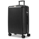 Lugg 28in Sky Rover large suitcase in Black, hard shell hold luggage, 4 spinner wheels