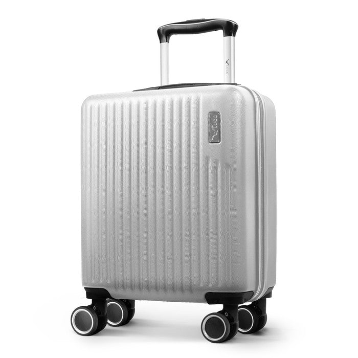 Pearl Vacay 45x33x20cm cabin bag, hard shell carry-on suitcase with spinner wheels