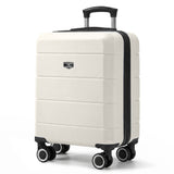Stone 15in Jetset hard shell cabin bag, 4-wheel spinner easyJet approved hand luggage
