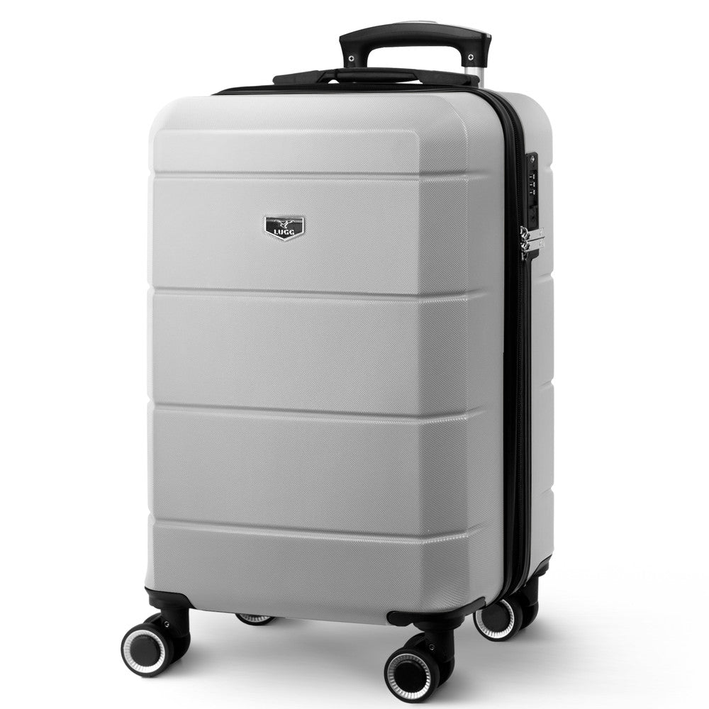Jetset 20" Cabin Suitcase - 55 x 35 x 23cm in Silver