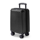 Black Sky Rover 40cm hard shell cabin bag with spinner wheels, underseat travel suitcase
