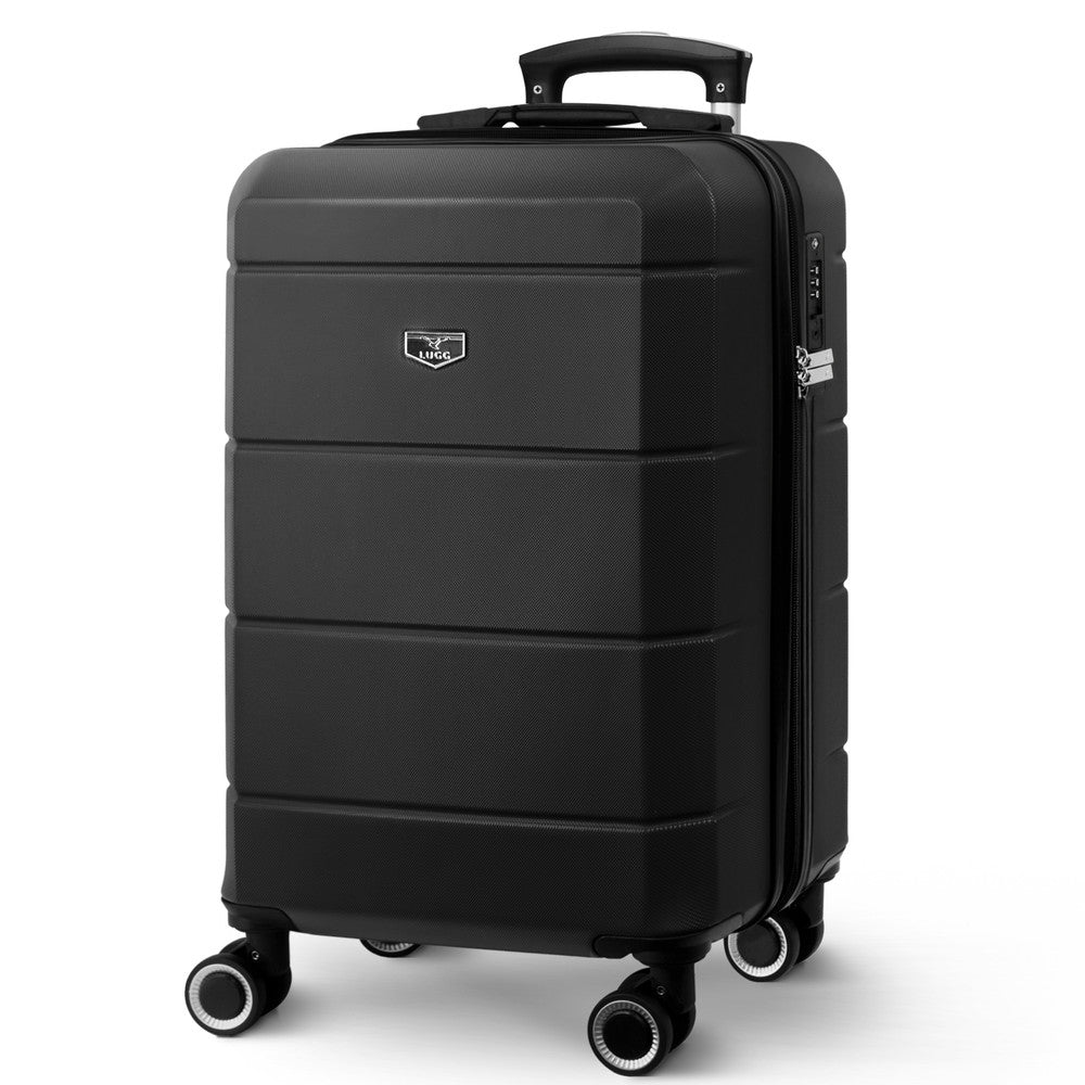 Jetset 20" Cabin Suitcase - 55 x 35 x 23cm in Black