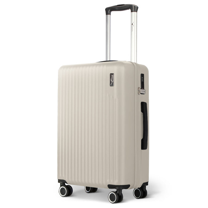 Stone Vacay 55x35x23cm cabin suitcase, hard shell carry-on with spinner wheels