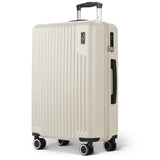Vacay Stone 28" hard shell large suitcase with spinner wheels & telescopic handle
