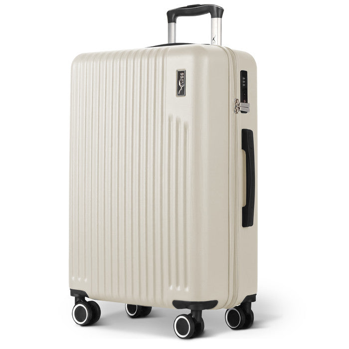 Vacay Stone 28" hard shell large suitcase with spinner wheels & telescopic handle