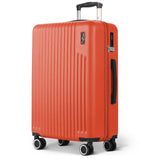 Vacay Terra Cotta 28" hard shell large suitcase with spinner wheels & telescopic handle