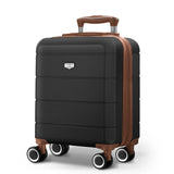 15" Jetset Cabin Bag - Black & Brown