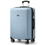 LUGG Slate Blue 24" hard shell medium suitcase with spinner wheels & telescopic handle