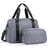 Waterproof Duffle & Toiletry Bag Set - Gunmetal | EasyJet Cabin Size