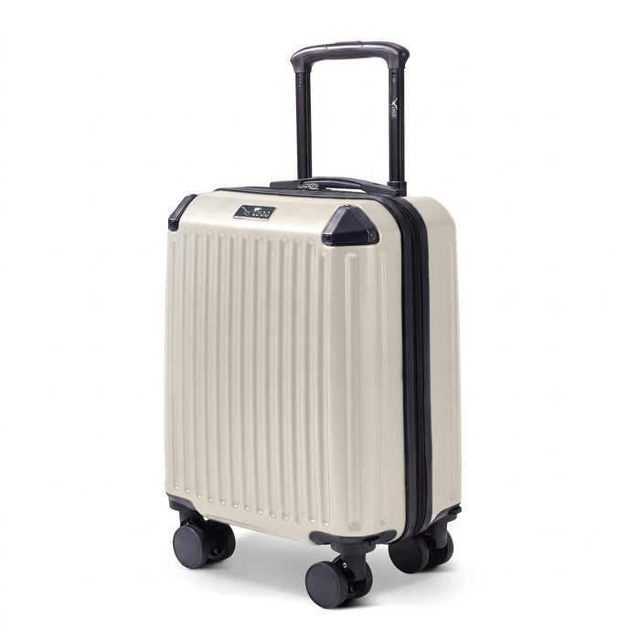 Stone Sky Rover 15-inch hard shell cabin bag with spinner wheels, compact travel suitcase